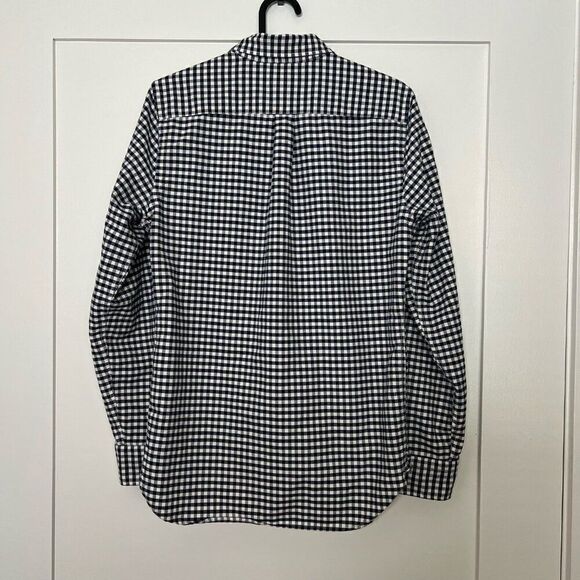Levi's Mens Shirt XS Button-Down Black White Plaid Gingham Long Sleeve Cotton - Picture 6 of 12